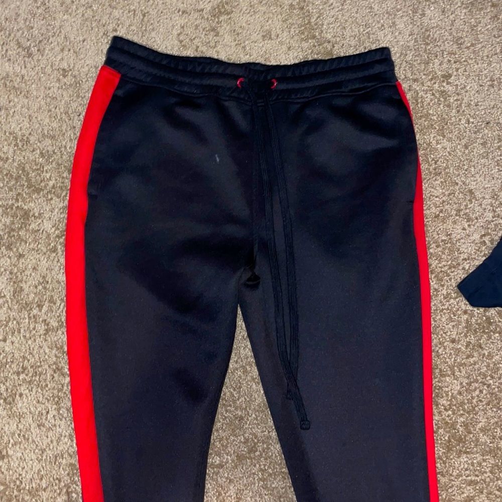 Rue21 Men Black and Red Track Pants